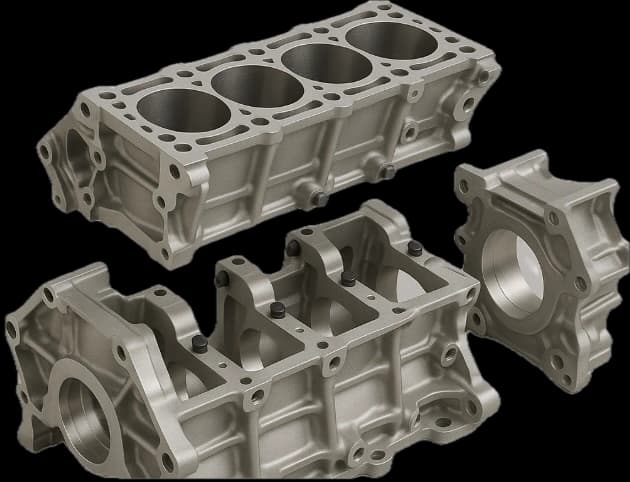 Foto Ein zuvor aus mehreren Teilen gefertigtes und dann montiertes Bauteil.