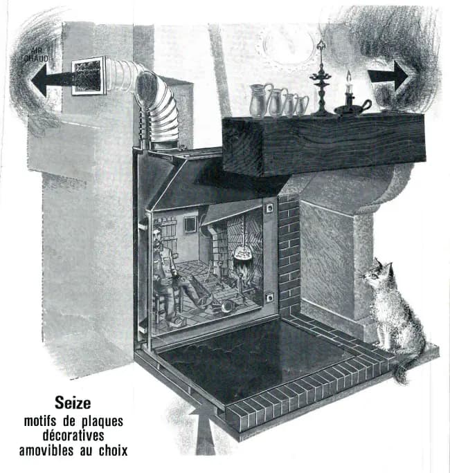 Wärmerückgewinner für Kamin und Ofen