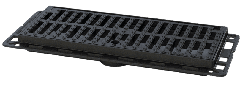 Slot channel grate
