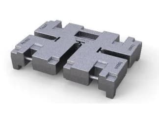 VGP-Ballastplatte von 3000 KG RAL9007