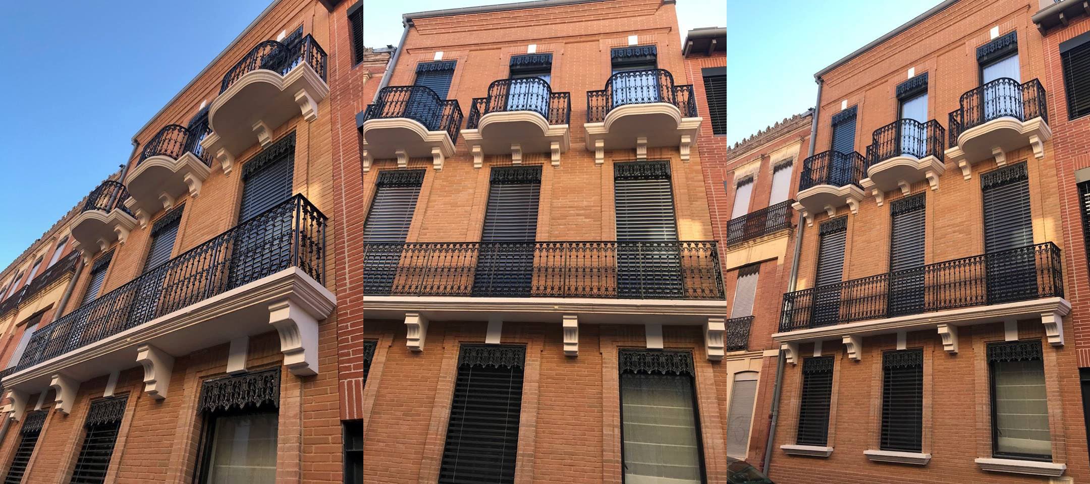 Geländer, kunstvoll gestaltetes Gusseisen-Geländer - Thumbnail 3