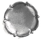 Dekorative Gussrosette - Schale