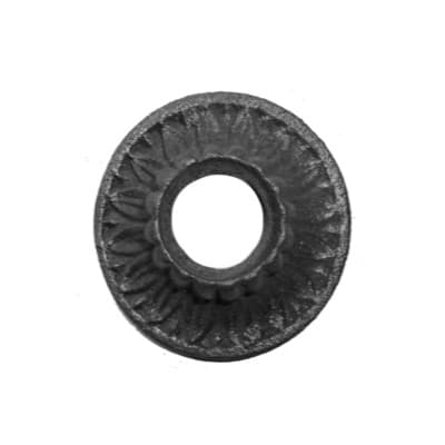 Dekorative Rosette aus Gusseisen - Zelkova