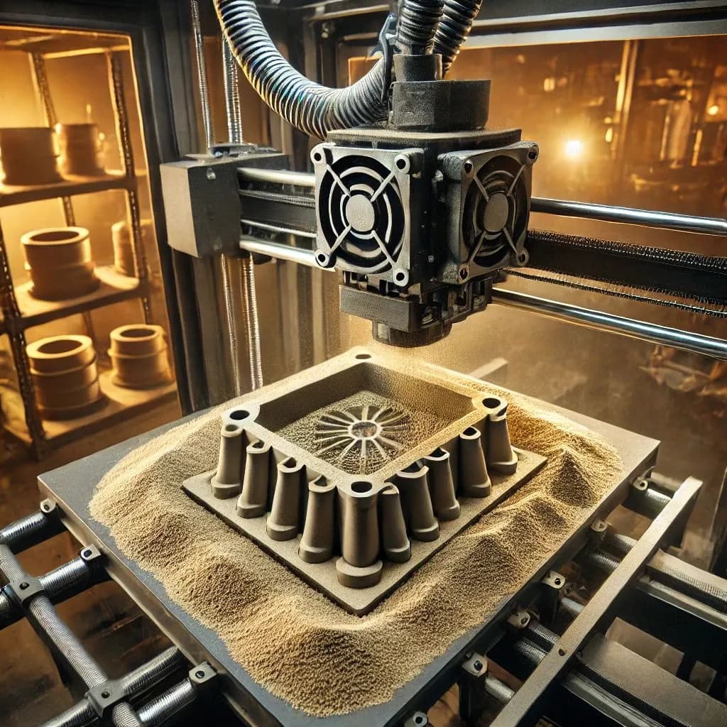 3D-Gießerei Giesserei Vogelchen – additiver Sanddruck und Prototypenbau