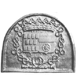 Wappen des Markgrafen von Lavardin und von Marguerite de Rostaing