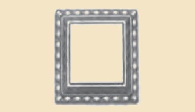 Versteckter Pfosten aus Gusseisen und kunstvoll geschmiedetem Eisen - Ref: 397