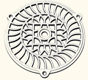 Runde Gitter DIAM180