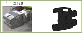 Traktorgewicht Claas 52 kg rechts - CL52D