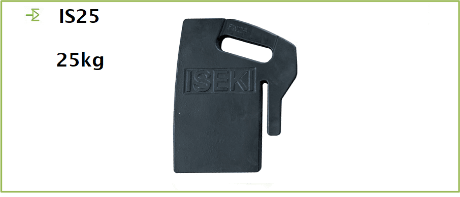 Traktorgewicht ISEKI 25 kg - IS25