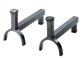 Paar von Lexik-Kaminbestecken