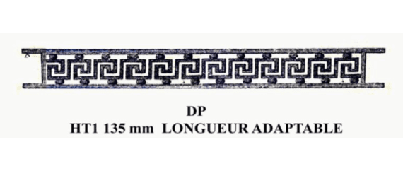 Fensterstütze aus Gusseisen — Ref. DP