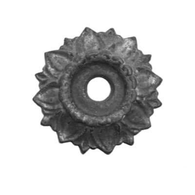 Dekorative Rosette aus Gusseisen - Sonnenblume