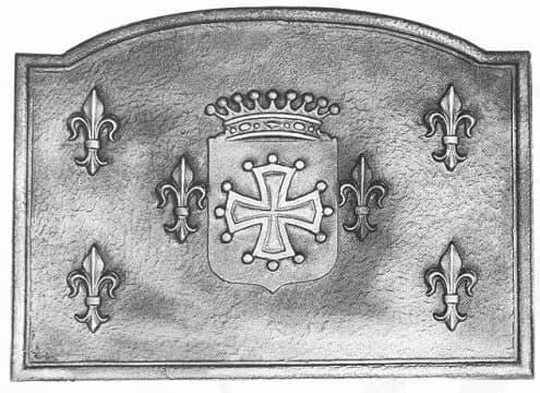 Kreuz von Languedoc mit Lilien