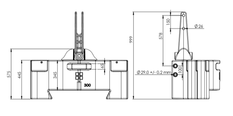 Monomasse von 1200 kg