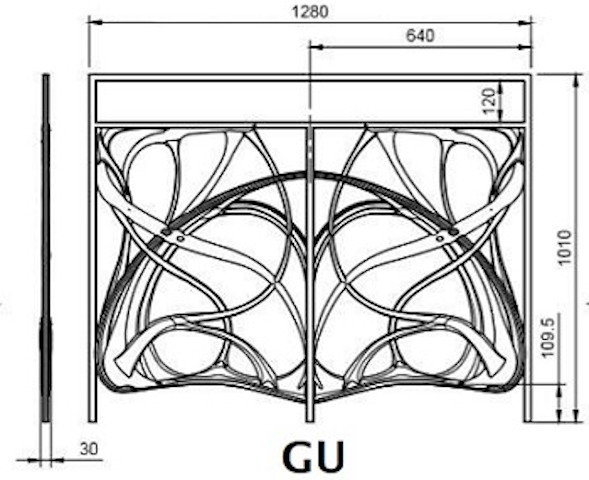 balustraden-baluster-gelander_aus-guss-und-schmiedeeisen_Vogelchen_GU_dimension