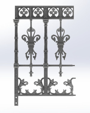 balustraden-baluster-gelander_aus-guss-und-schmiedeeisen_Vogelchen_LE_BALUSTRADE_COMPLETE_front