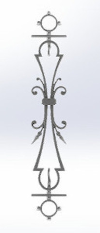 balustraden-baluster-gelander_aus-guss-und-schmiedeeisen_Vogelchen_front-sc