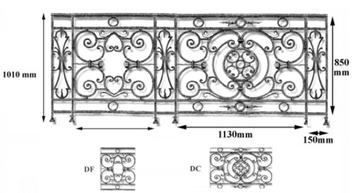  Balustraden, Baluster und Geländer aus Guss und Schmiedeeisen_Vogelchen_df-dc