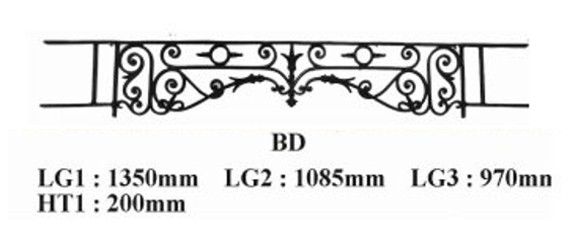 FENSTERSTANGE GELÄNDER BALUSTRADE VOGELCHEN- BD