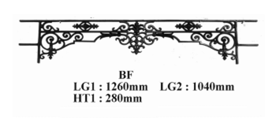 FENSTERSTANGE GELÄNDER BALUSTRADE BF