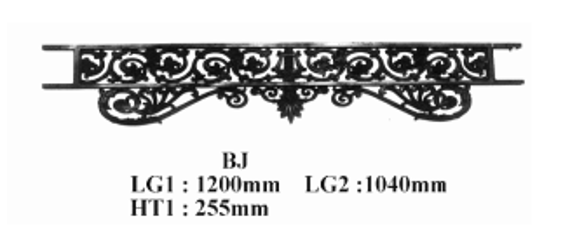 FENSTERSTANGE GELÄNDER BALUSTRADE BJ