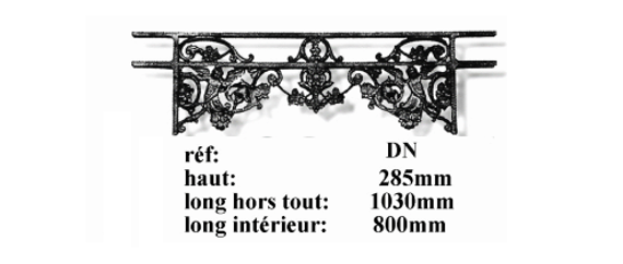 FENSTERSTANGE GELÄNDER BALUSTRADE DN