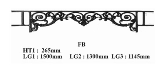 FENSTERSTANGE GELÄNDER BALUSTRADE FB