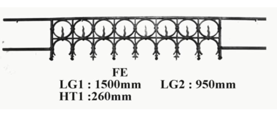 FENSTERSTANGE GELÄNDER BALUSTRADE FE