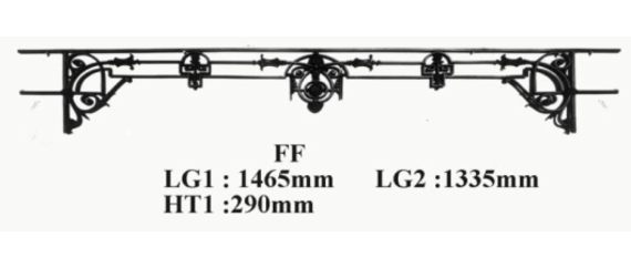 FENSTERSTANGE GELÄNDER BALUSTRADE FF