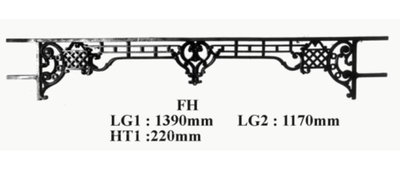 FENSTERSTANGE GELÄNDER BALUSTRADE FH