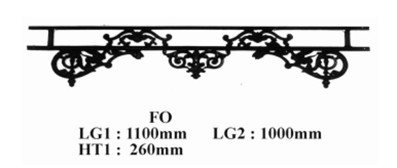 FENSTERSTANGE GELÄNDER BALUSTRADE FO