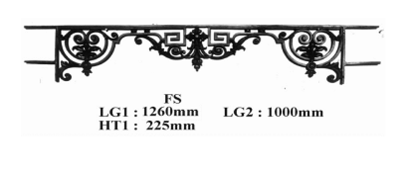 FENSTERSTANGE GELÄNDER BALUSTRADE FS