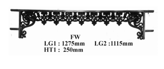 FENSTERSTANGE GELÄNDER BALUSTRADE FW