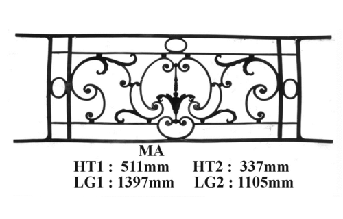 Balkongeländer Geländer Balustrade MA