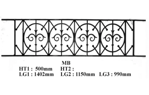 Balkongeländer Geländer Balustrade MB