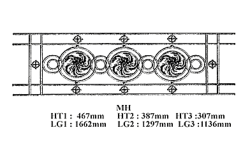 Balkongeländer Geländer Balustrade MH