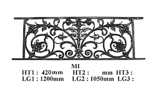 Balkongeländer Geländer Balustrade MI