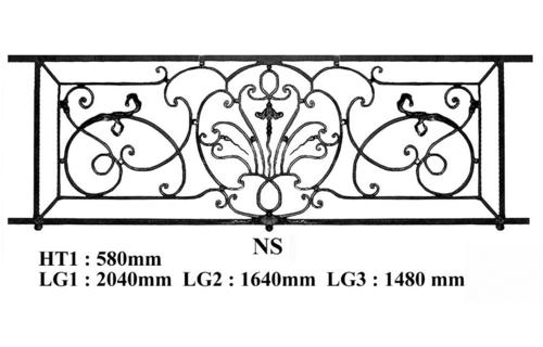 Balkongeländer Geländer Balustrade NS