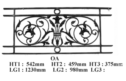 Balkongeländer Geländer Balustrade OA