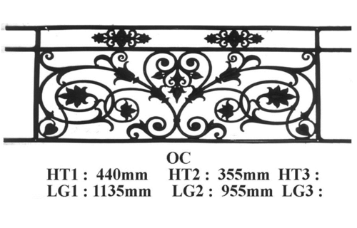 Balkongeländer Geländer Balustrade OC