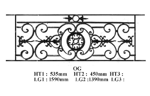 Balkongeländer Geländer Balustrade OG