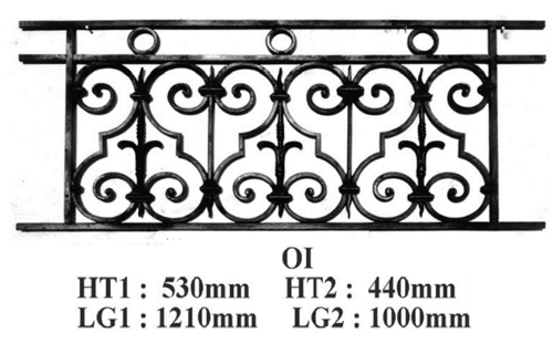 Balkongeländer Geländer Balustrade OI