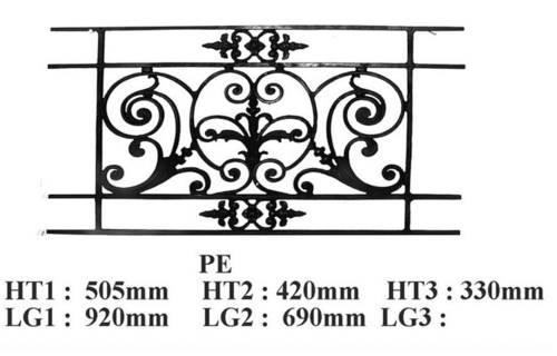 Balkongeländer Geländer Balustrade PE