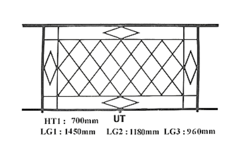 Balkongeländer Geländer Balustrade UT