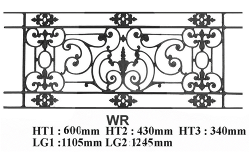 Balkongeländer Geländer Balustrade WR