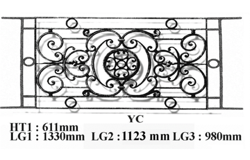 Balkongeländer Geländer Balustrade YC