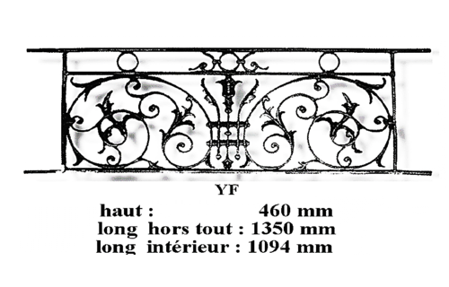 Balkongeländer Geländer Balustrade YF