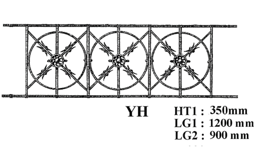 Balkongeländer Geländer Balustrade YH