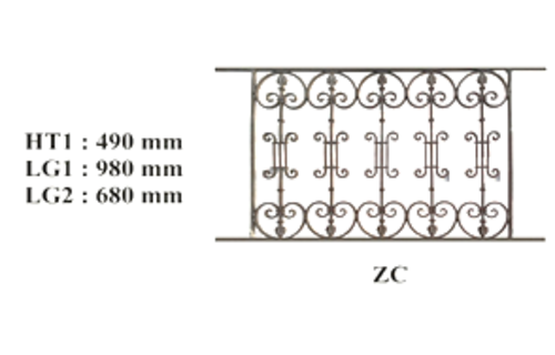 Balkongeländer Geländer Balustrade ZC