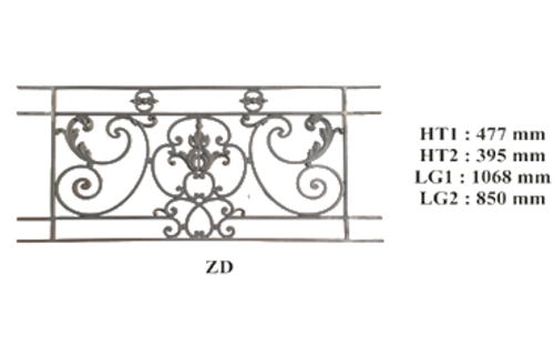 Balkongeländer Geländer Balustrade ZD